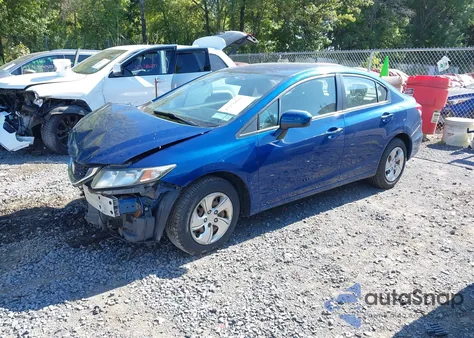 2014 Honda Civic Lx from USA, damaged, VIN 19XFB2F5XEE222594